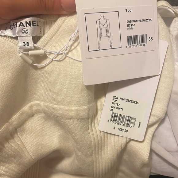 ❌SOLD❌ New Chanel Diamond CC Top Size 38 (US Women’s S)💎 - Picture 8 of 11